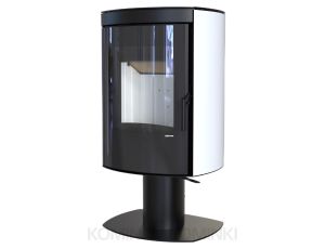 DEFRO HOME CERES TOP Biały kominek piec wolnostojący 6 kW