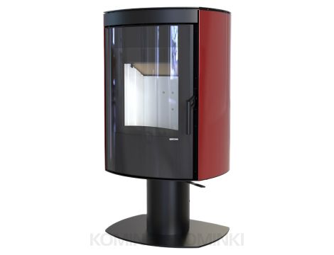 DEFRO HOME CERES TOP Czerwony kominek piec wolnostojący 6 kW
