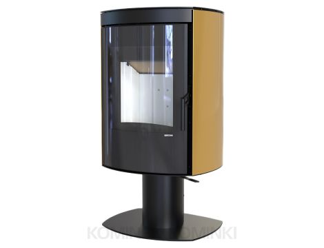 DEFRO HOME CERES TOP Złoty kominek piec wolnostojący 6 kW