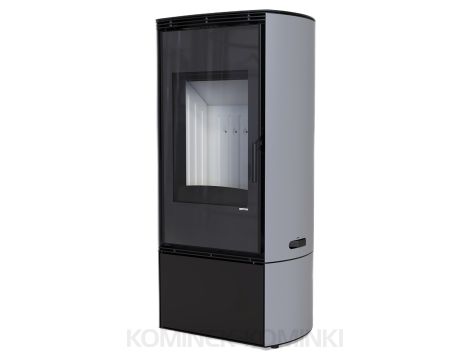 DEFRO HOME DEA Szary kominek piec wolnostojący 9 kW