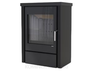 DEFRO HOME DELLA BLACK piec wolnostojący 9,8 kW kominek wolnostojący