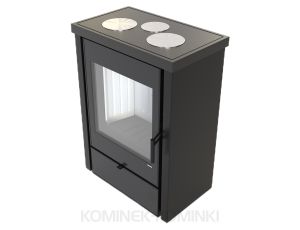 DEFRO HOME DELLA piec wolnostojący 9,8 kW kominek wolnostojący - image 2