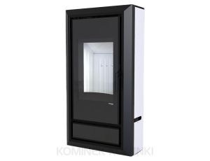 DEFRO HOME IGNIS Biały kominek piec wolnostojący 9 kW