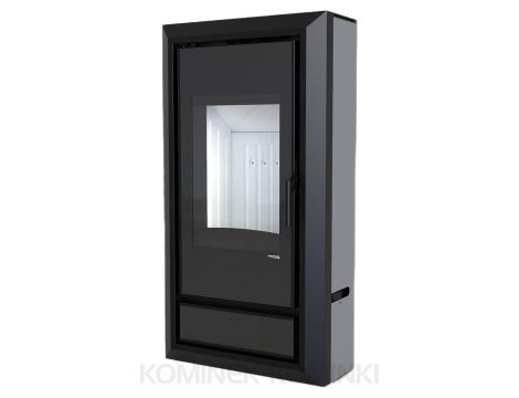 DEFRO HOME IGNIS Szary kominek piec wolnostojący 9 kW