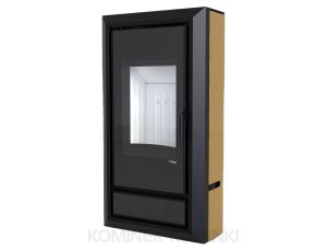 DEFRO HOME IGNIS Złoty kominek piec wolnostojący 9 kW