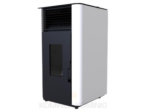 DEFRO HOME MINIPELL Biały piec na pellet 6 kW kominek na pellet