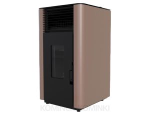 DEFRO HOME MINIPELL Brązowy piec na pellet 6 kW kominek na pellet