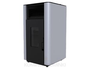 DEFRO HOME MINIPELL Szary piec na pellet 6 kW kominek na pellet