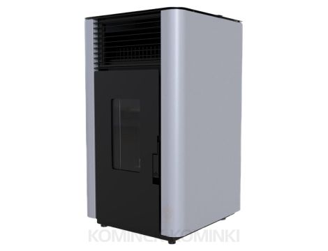DEFRO HOME MINIPELL Szary piec na pellet 6 kW kominek na pellet