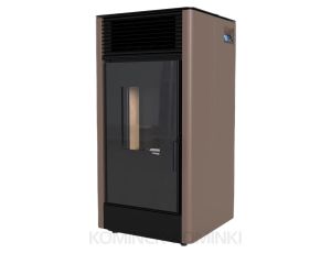 DEFRO HOME MYPELL Brązowy piec na pellet 9 kW kominek na pellet