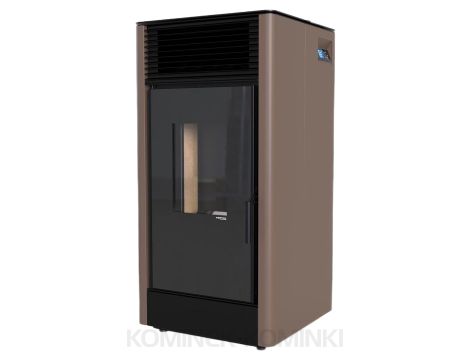 DEFRO HOME MYPELL DGP Brązowy piec na pellet 9 kW kominek na pellet