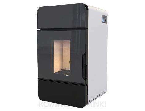DEFRO HOME OMNIPELL Biały piec na pellet 8 kW kominek na pellet