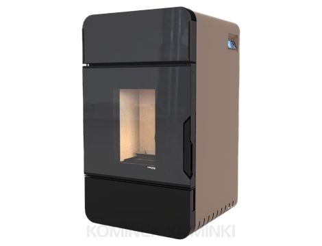 DEFRO HOME OMNIPELL Brązowy piec na pellet 8 kW kominek na pellet
