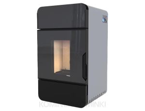 DEFRO HOME OMNIPELL Szary piec na pellet 8 kW kominek na pellet