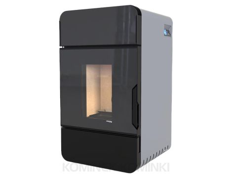 DEFRO HOME OMNIPELL Szary piec na pellet 8 kW kominek na pellet