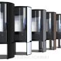 DEFRO HOME ORBIS LOG Brązowy kominek piec wolnostojący 9 kW - 3