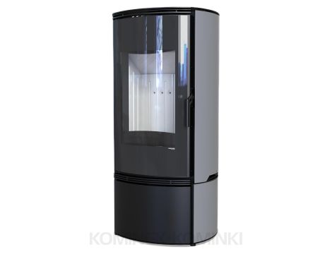 DEFRO HOME ORBIS Szary kominek piec wolnostojący 9 kW