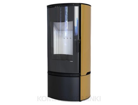 DEFRO HOME ORBIS Złoty kominek piec wolnostojący 9 kW