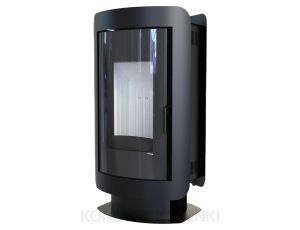 DEFRO HOME OVAL piec wolnostojący 9 kW kominek wolnostojący