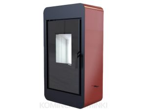 DEFRO HOME PICO Czerwony kominek piec wolnostojący 6 kW
