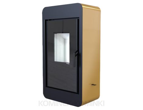 DEFRO HOME PICO Złoty kominek piec wolnostojący 6 kW