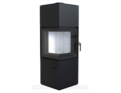 DEFRO HOME QUADROOM piec wolnostojący 9 kW kominek wolnostojący