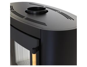 DEFRO HOME SEDNA piec wolnostojący 9 kW kominek wolnostojący - image 2