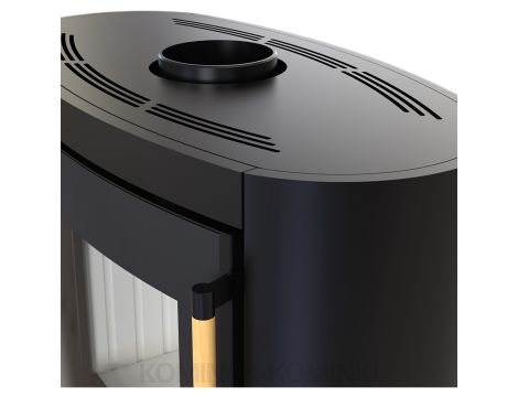 DEFRO HOME SEDNA piec wolnostojący 9 kW kominek wolnostojący - 2