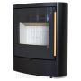 DEFRO HOME SEDNA piec wolnostojący 9 kW kominek wolnostojący - 2