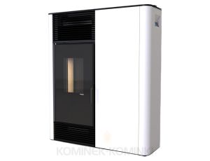DEFRO HOME SLIMPELL Biały piec na pellet 9 kW kominek na pellet