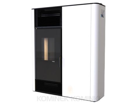 DEFRO HOME SLIMPELL Biały piec na pellet 9 kW kominek na pellet