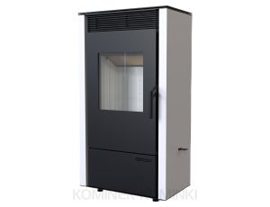 DEFRO HOME VIVA Biały kominek piec wolnostojący 6 kW