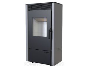 DEFRO HOME VIVA Szary kominek piec wolnostojący 6 kW