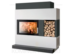 HAAS SOHN ADONIS II piec wolnostojący z zabudową 8,3 kW | Beton