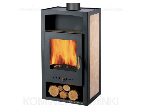 HAAS SOHN ADRIA II piec wolnostojący z płaszczem wodnym 10,5 kW | Beżowy