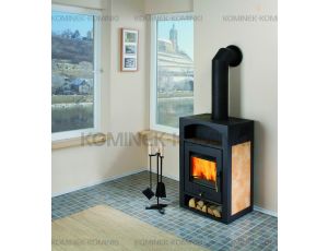 HAAS SOHN ADRIA MINI II piec wolnostojący 8,2 kW | Płytki: Beżowe - image 2