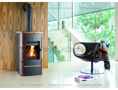 HAAS SOHN ALYTUS II piec wolnostojący z płaszczem wodnym 10,2 kW | Havana - 2