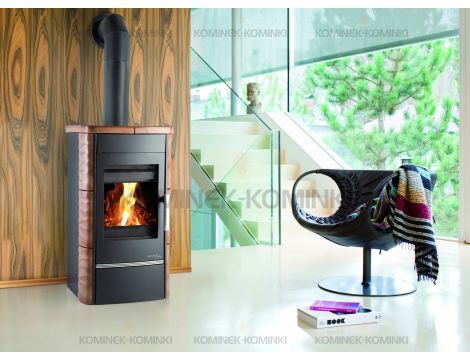 HAAS SOHN ALYTUS piec wolnostojący kaflowy 8,1 kW | Kafle: Havana - 2