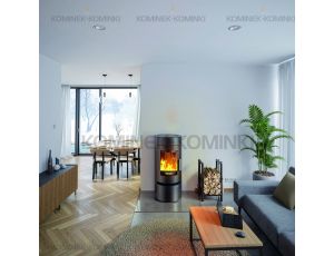 HAAS SOHN ANTIC piec wolnostojący 6,5 kW | Antracytowo-Czarny - image 2