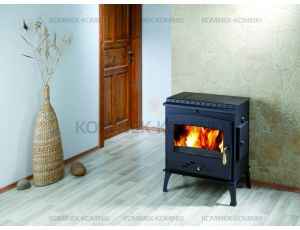 HAAS SOHN ARKTIC 12 piec wolnostojący koza płyta grzewcza 12,3 kW | Czarny - image 2