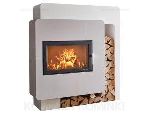 HAAS SOHN ARLBERG wkład kominkowy Jonava IV z zabudową 8,3 kW | Beton