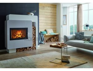 HAAS SOHN ARLBERG wkład kominkowy Jonava IV z zabudową 8,3 kW | Beton - image 2