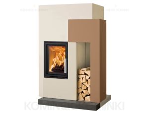 HAAS SOHN ASCIM II wkład kominkowy Malvik IV z zabudową 7,5 kW | Beton