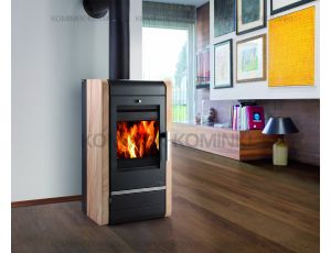 HAAS SOHN AVESTA II piec wolnostojący z płaszczem wodnym 10 kW | Piaskowiec - image 2