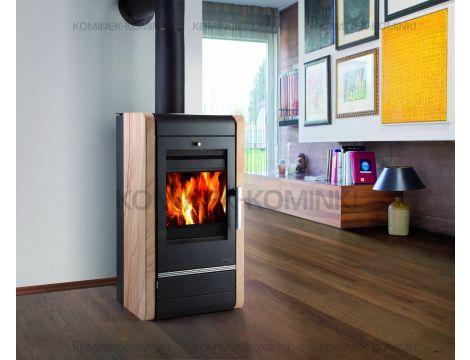 HAAS SOHN AVESTA II piec wolnostojący z płaszczem wodnym 10 kW | Piaskowiec - 2