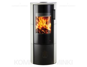 HAAS SOHN BRILO piec wolnostojący 8,2 kW | Czarny / Kafle: Białe - image 2