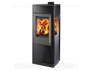 HAAS SOHN EIFFEL piec wolnostojący trójstronny 6,3 kW | Czarny