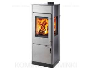 HAAS SOHN EIFFEL piec wolnostojący trójstronny 6,3 kW | Szary