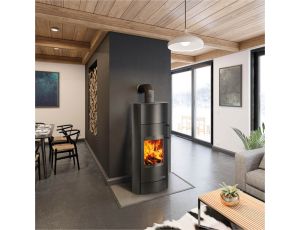 HAAS SOHN EMBER piec wolnostojący 6,7 kW | Czarny - image 2