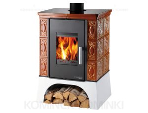 HAAS SOHN EMPOLI AL II piec wolnostojący pł. wodnym 12 kW | Biały / Karmel